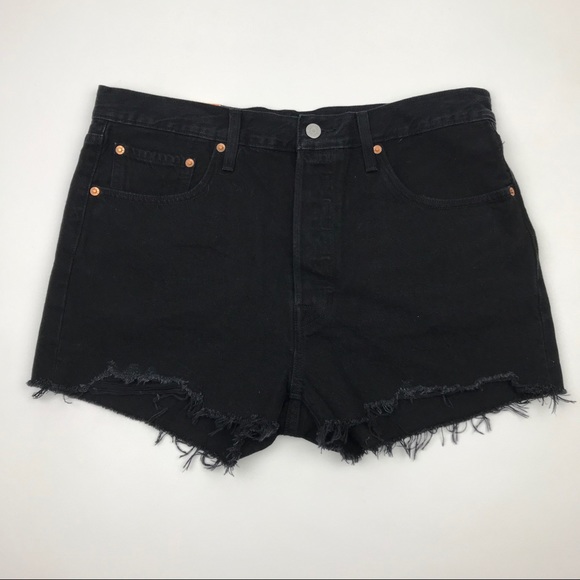 Vintage Levi’s 501 High Waist Jean Shorts - Picture 3 of 5